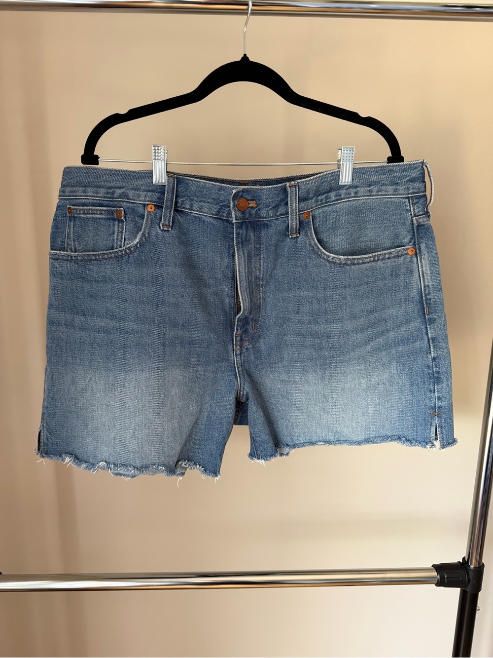 Madewell Light Blue Denim Cutoff Shorts